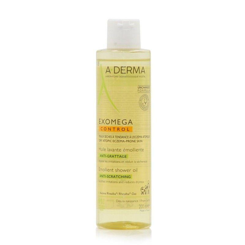 A-Derma Exomega Control Huile Lavante Émolliente Peaux Atopiques 200 ml