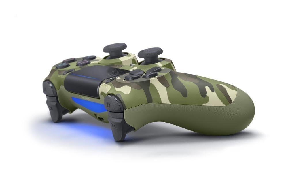 Manette Dual Shock 4 V2 pour PS4 Vert camouflage thumbnail