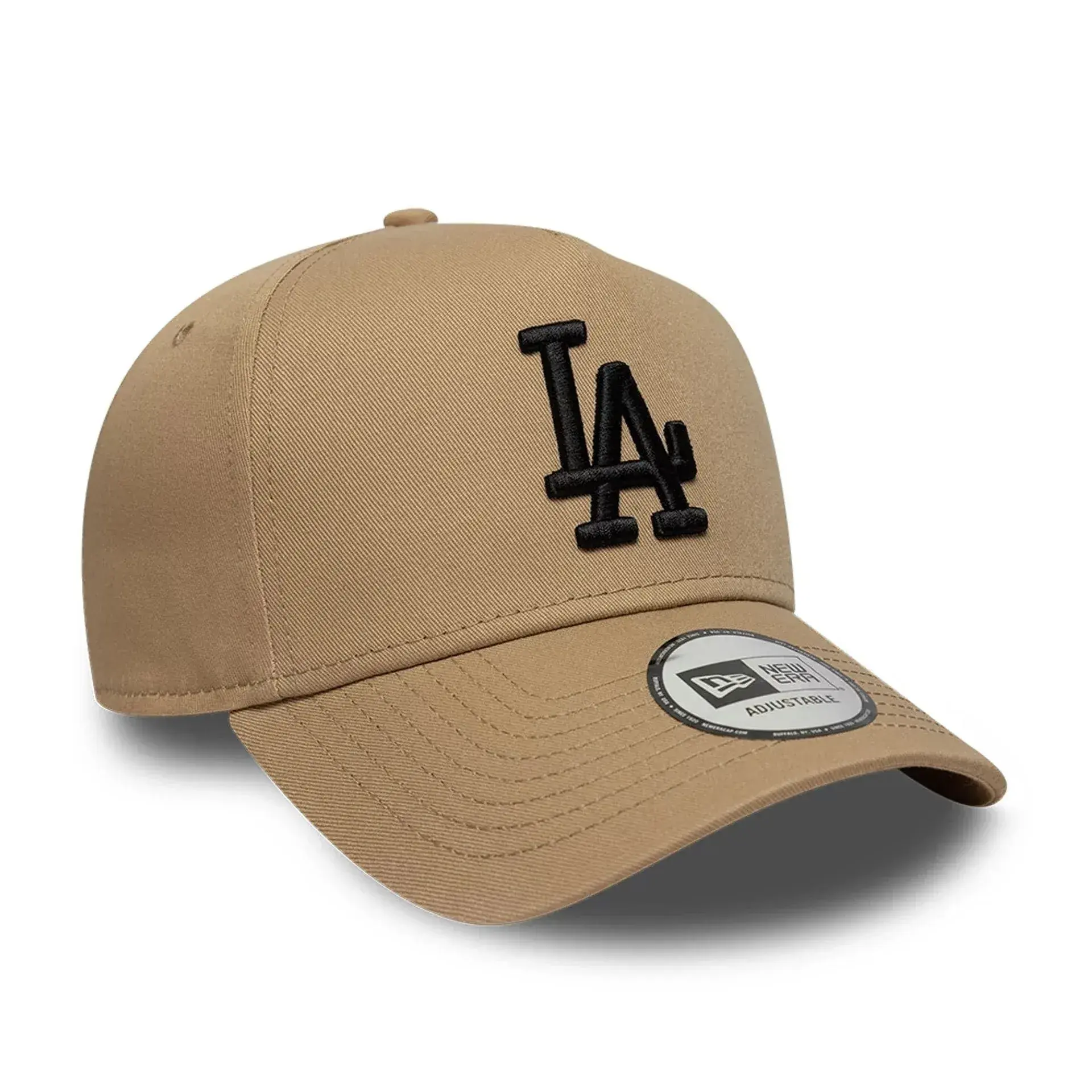 Casquette New Era MLB League Essential 9FORTY E-Frame – LA Dodgers – Light Beige thumbnail