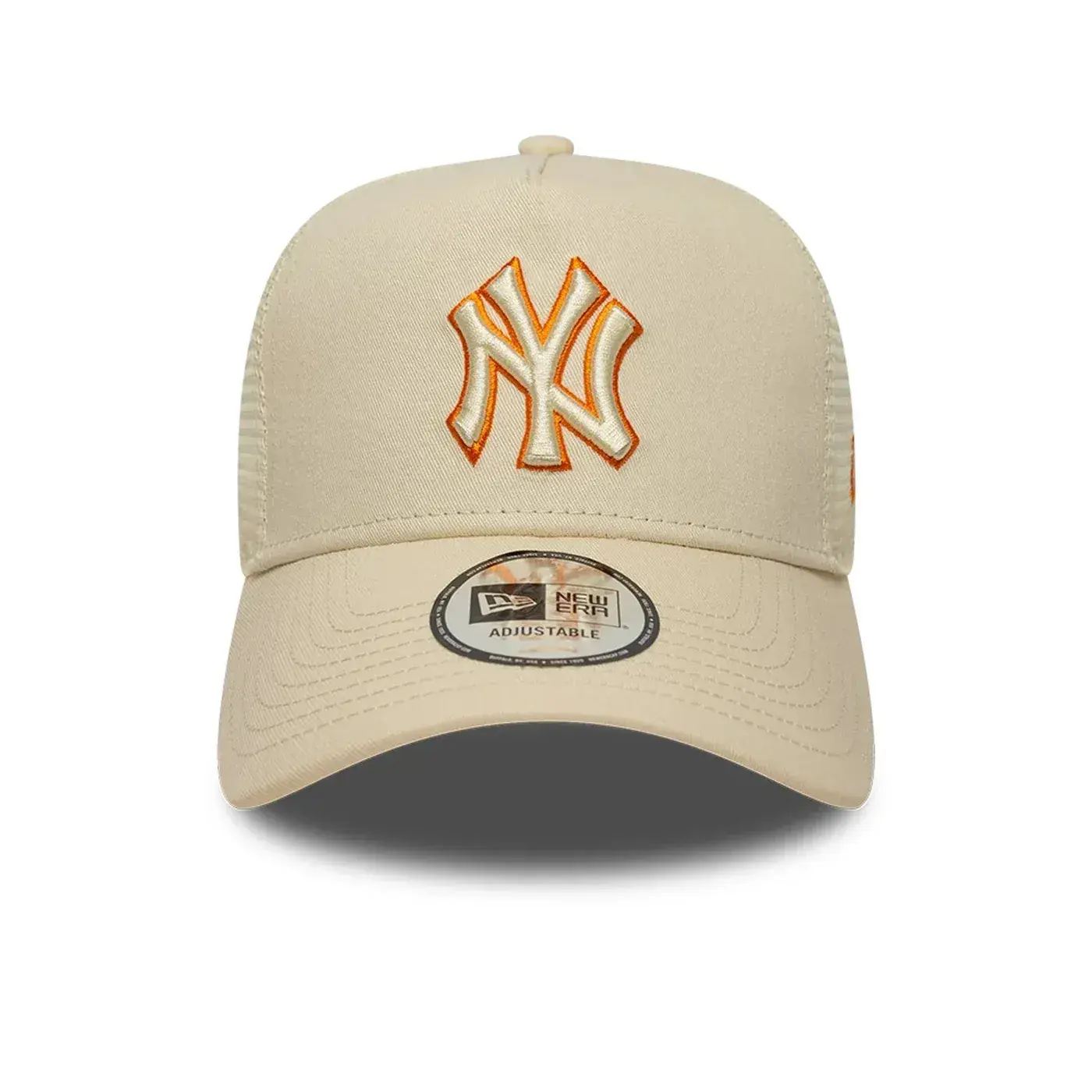 Casquette New Era MLB Outline 9FORTY E-Frame Trucker – New York Yankees – Cream thumbnail