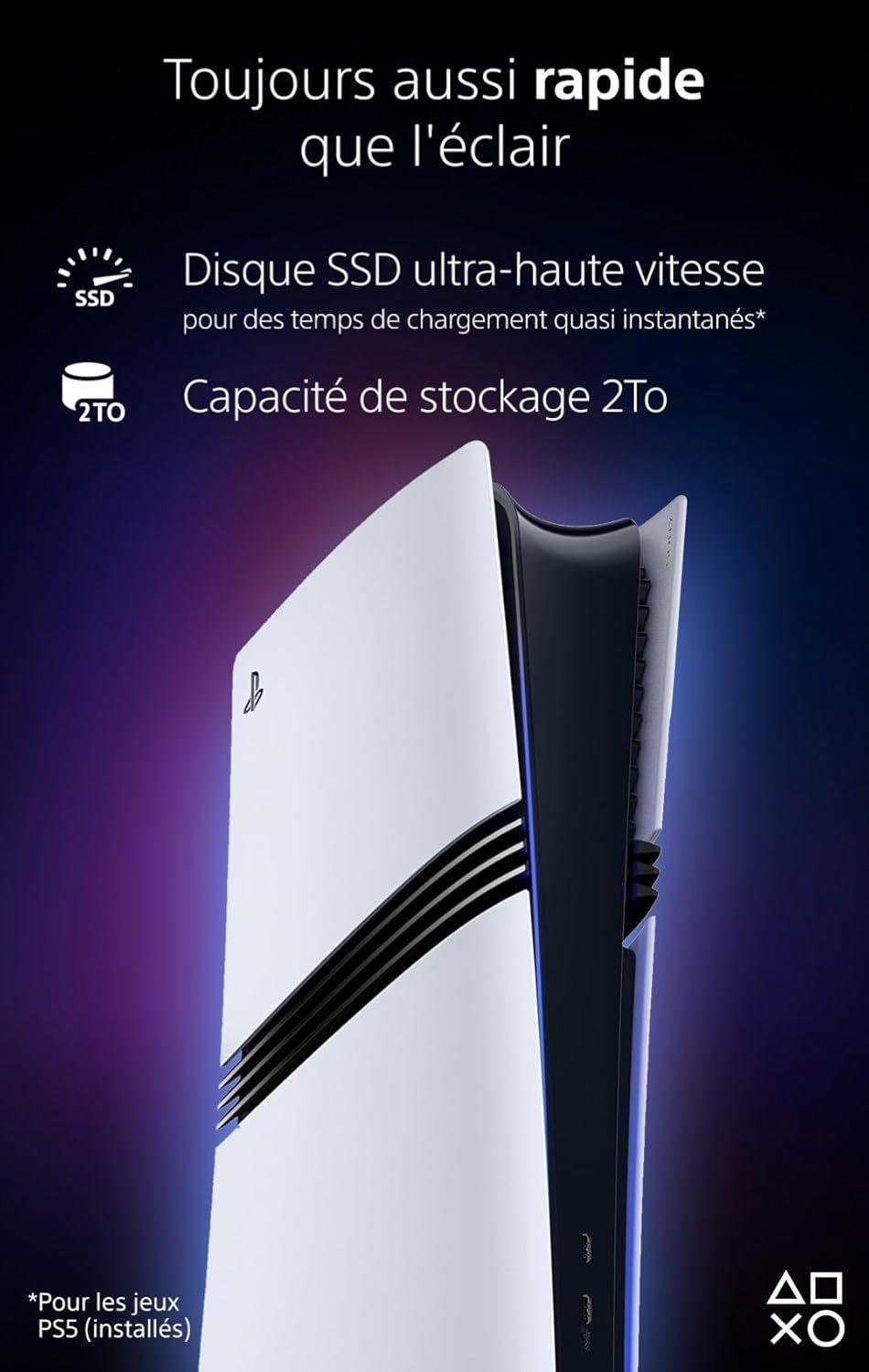Playstation5 Pro + Lecteur de Disque Blu-Ray Ultra HD 4K thumbnail