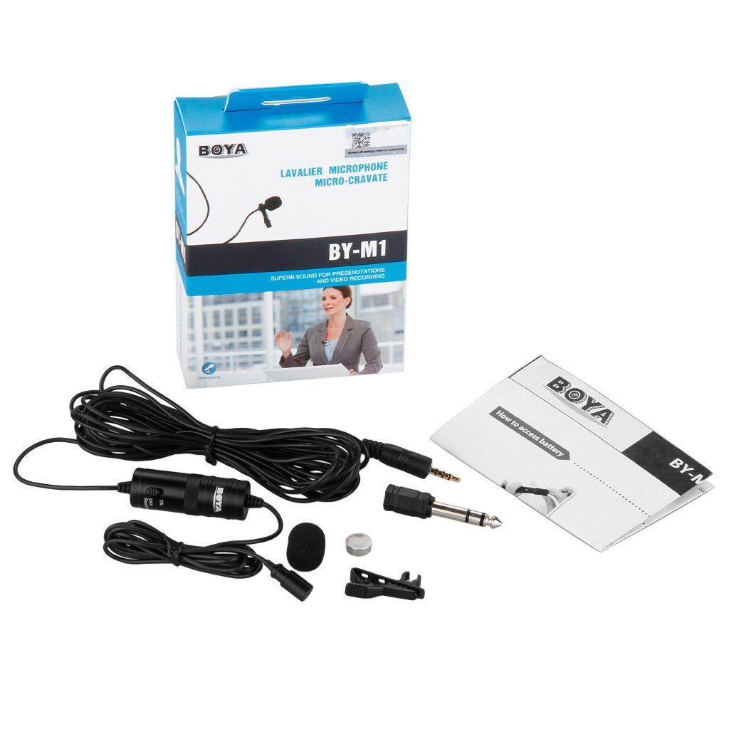 Microphone Cravate Boya pour Smartphone/Camera thumbnail
