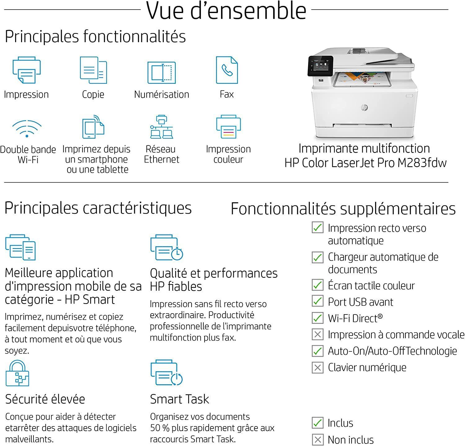 HP Color LaserJet Pro M283fdw thumbnail