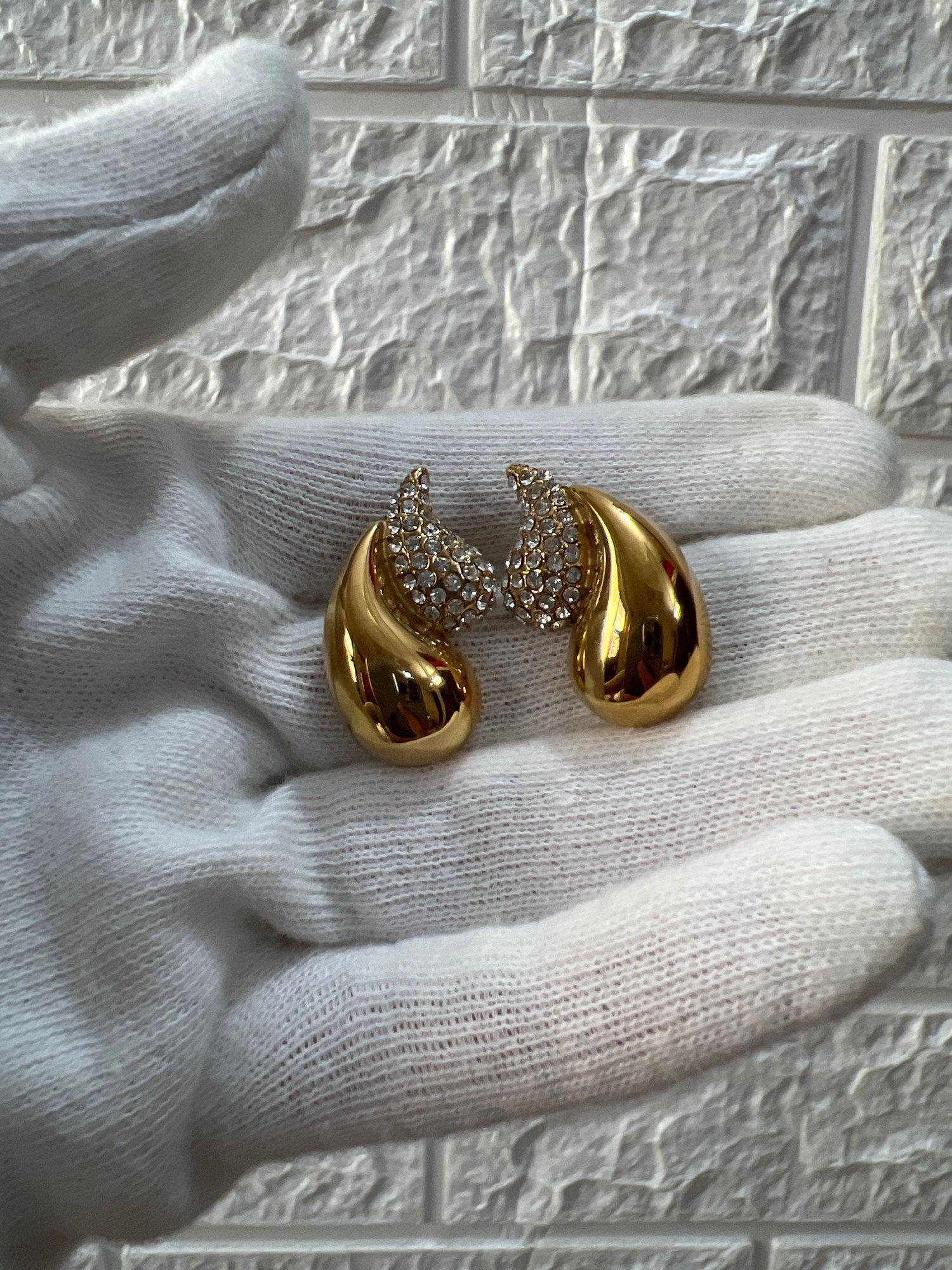 Boucles d’Oreilles en Acier Inoxydable – Élégance Simple et Durable thumbnail