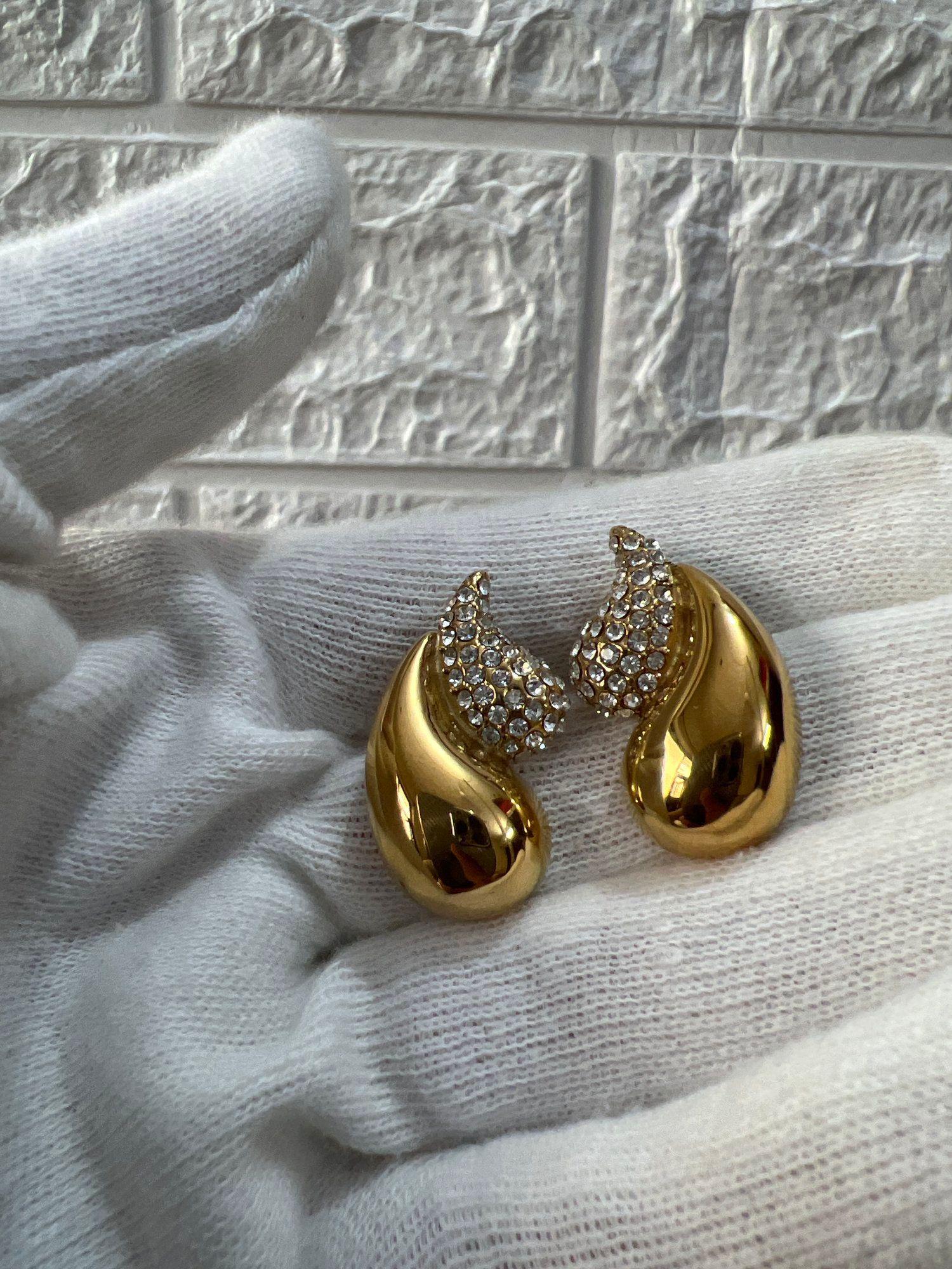 Boucles d’Oreilles en Acier Inoxydable – Élégance Simple et Durable thumbnail