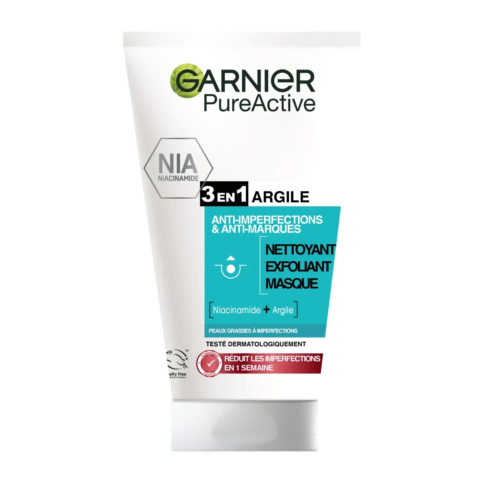 Garnier Pure Active Nettoyant 3En1 Argile Anti-Imperfections thumbnail