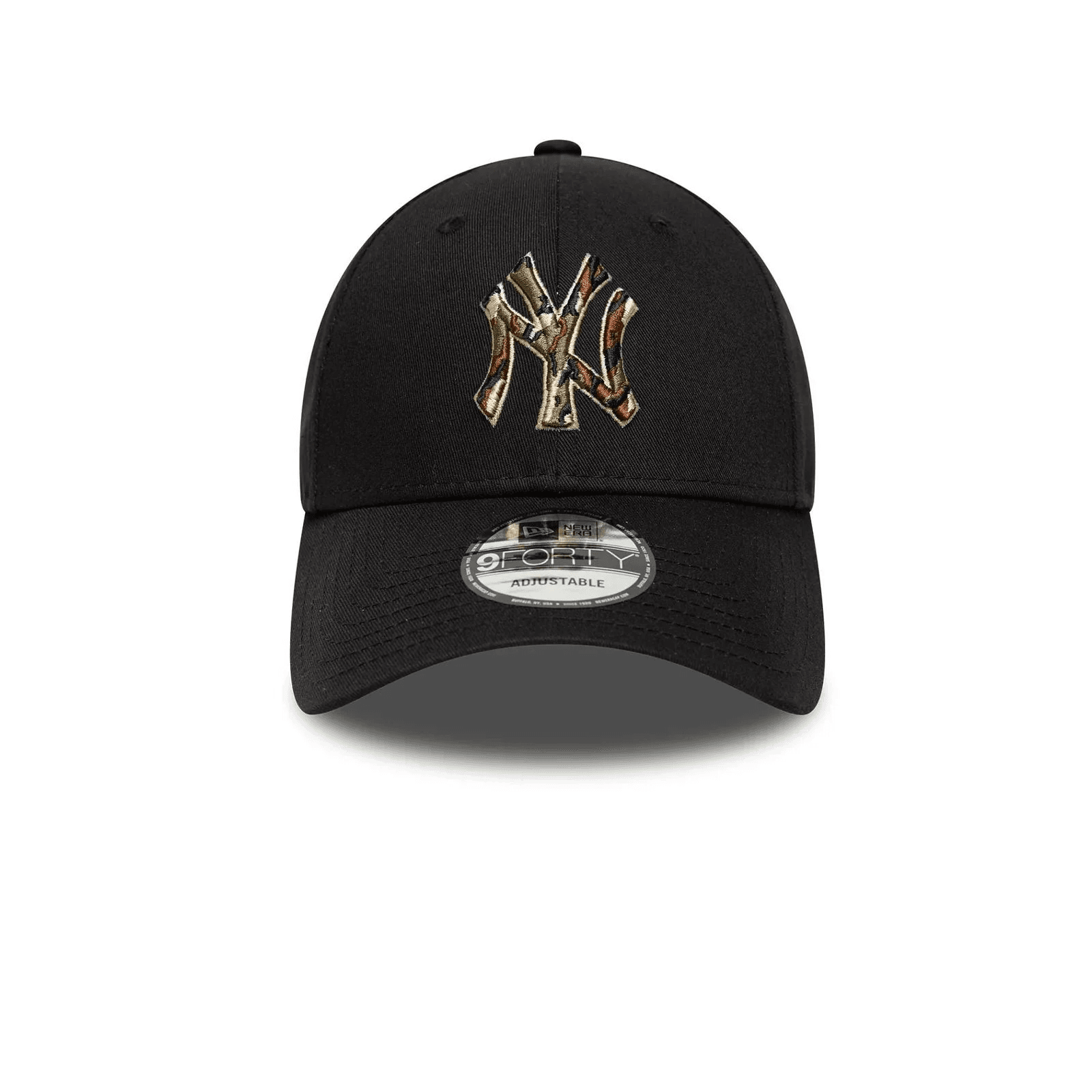 Casquette New Era 9FORTY Outline Camo – New York Yankees – Black thumbnail