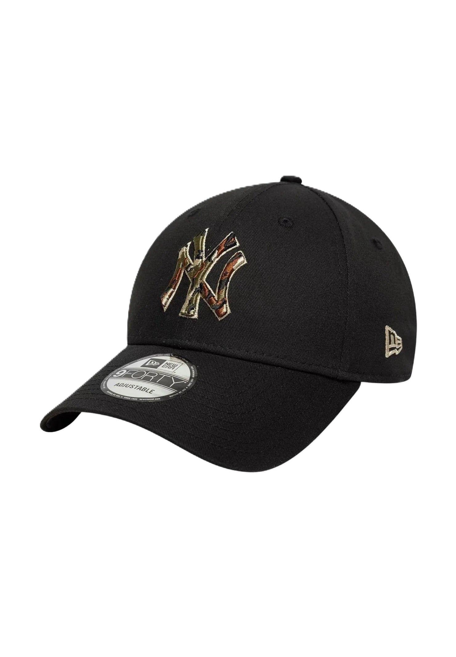 Casquette New Era 9FORTY Outline Camo – New York Yankees – Black thumbnail