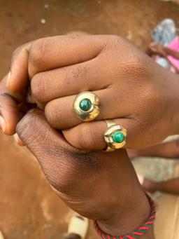 Thumbnail for Bague en Malachite - Élégance et Harmonie Naturelle