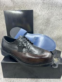 Thumbnail for Chaussures JM Weston Croco – Luxe Authentique