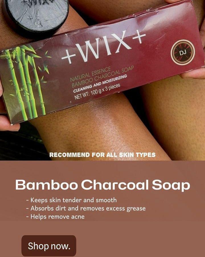 +WIX+ – Savon au charbon de bambou (100 g) thumbnail