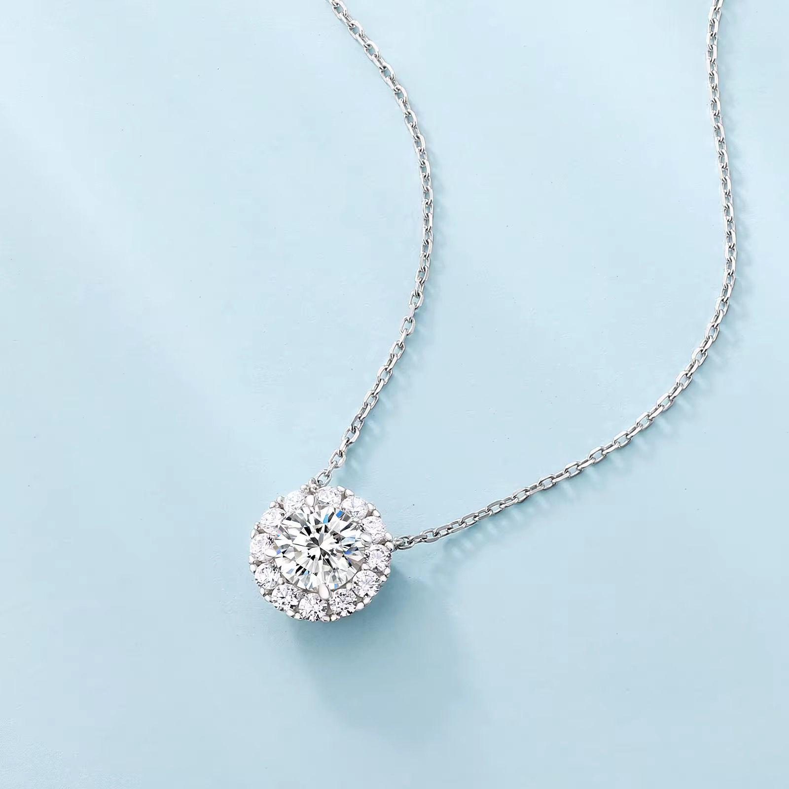Ensemble Bijoux en Argent S925 – Moissanite Certifiée (3 Certificats Inclus) thumbnail