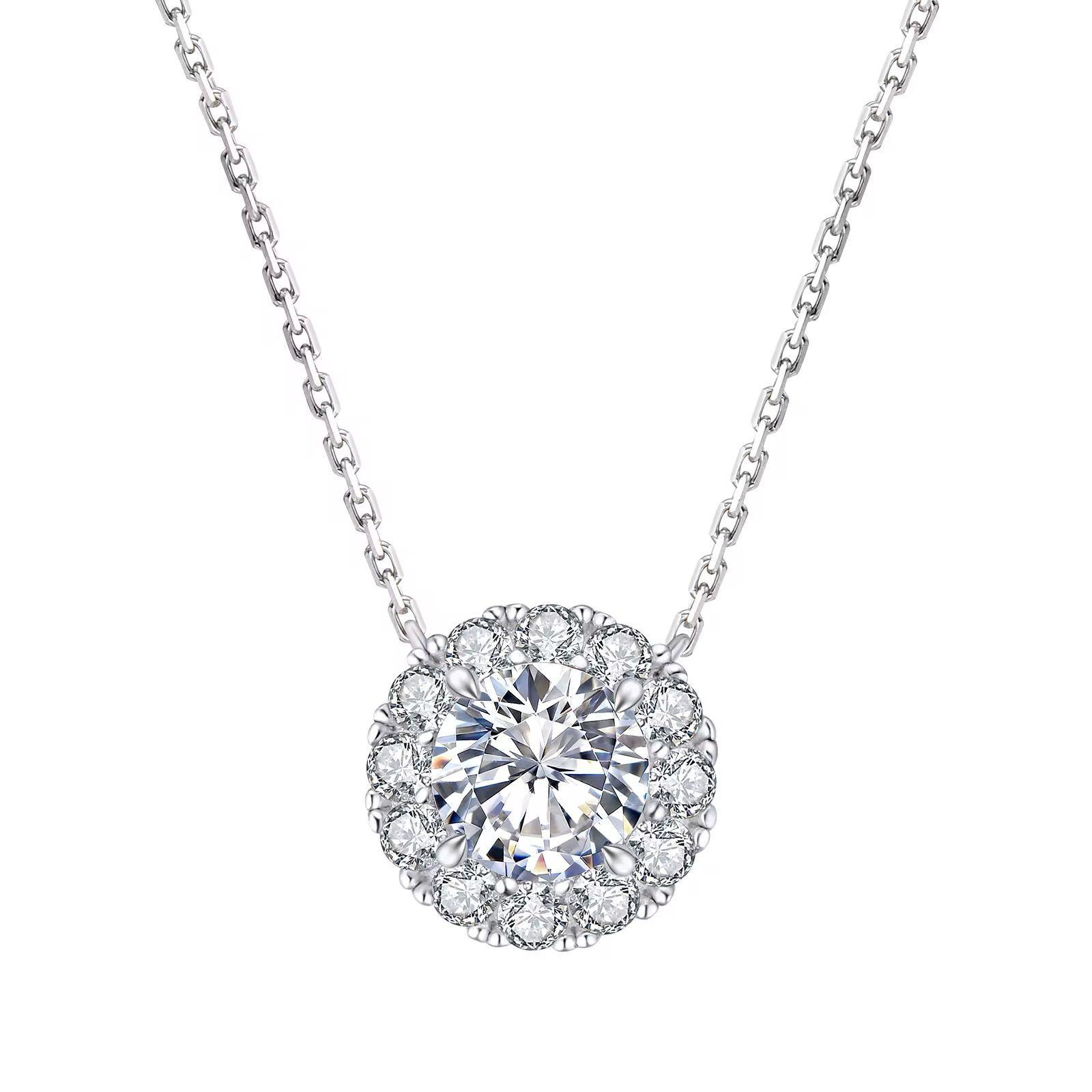 Ensemble Bijoux en Argent S925 – Moissanite Certifiée (3 Certificats Inclus) thumbnail
