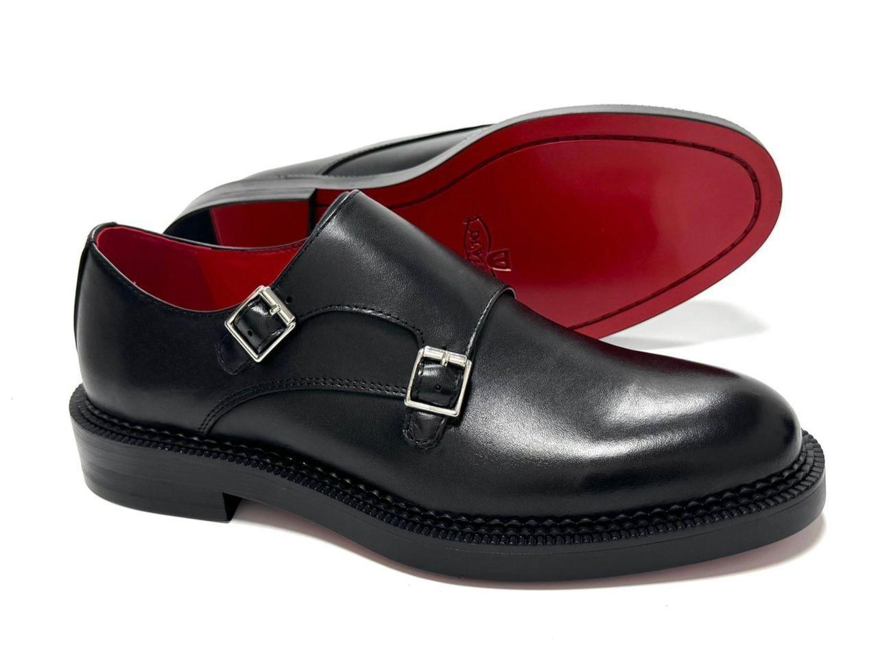 Souliers Classiques J.M. Weston à Boucles – Élégance Raffinée en Cuir