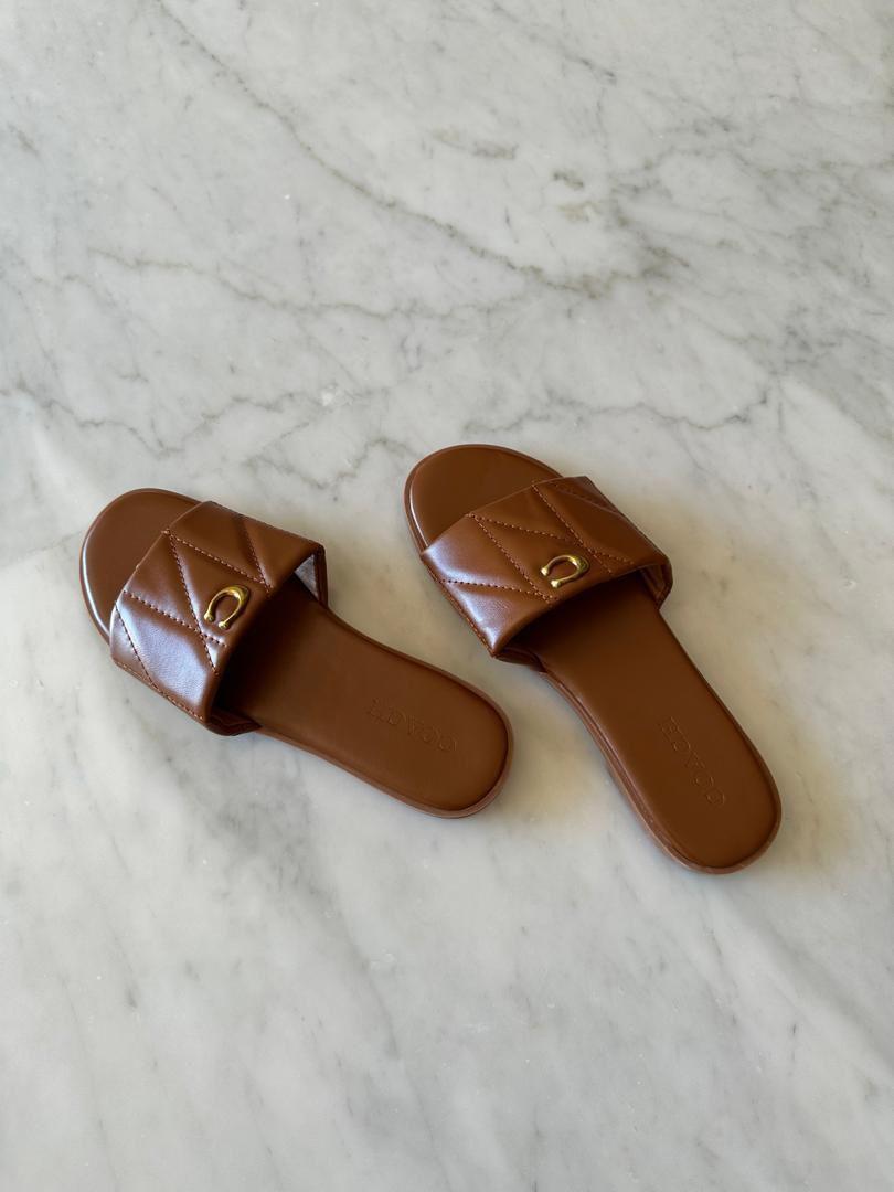 Mules Plates Coach pour Femme  thumbnail