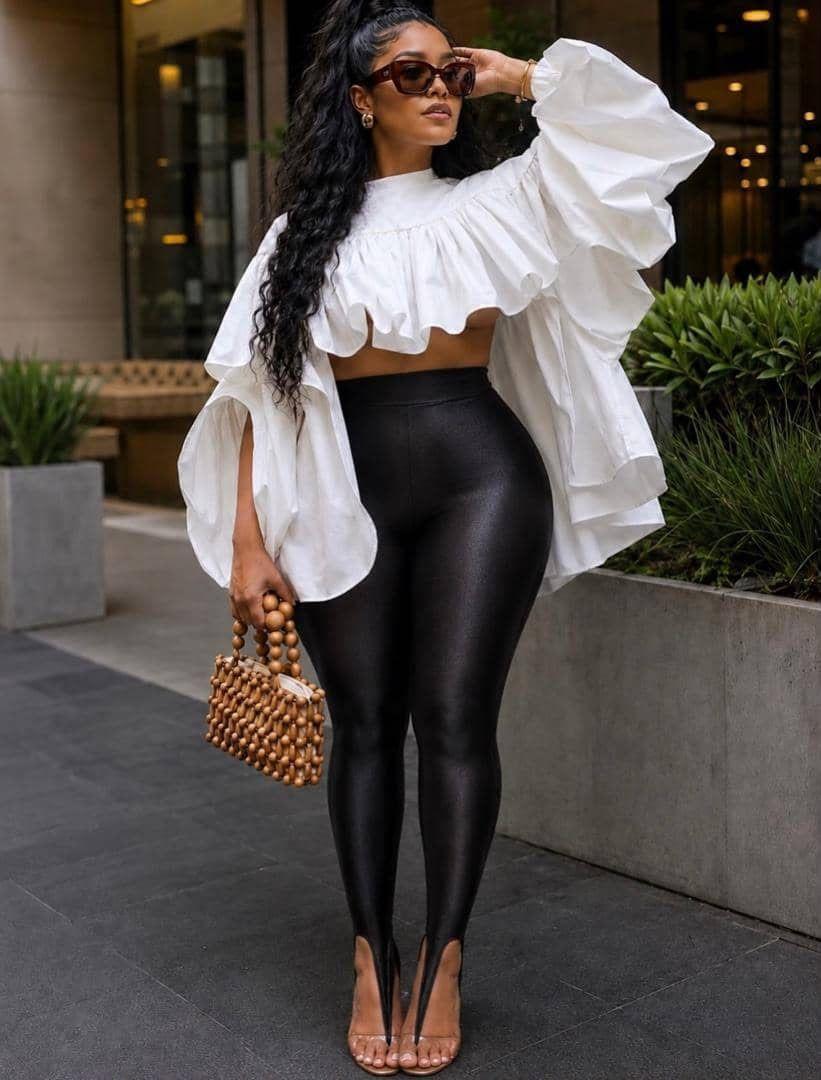 Legging Sculptant Taille Haute Noir thumbnail