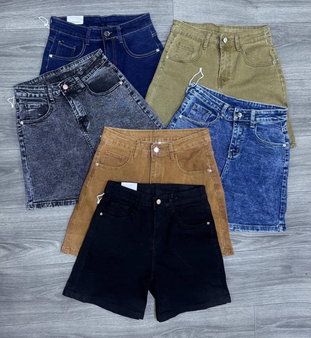 Short en jean femme taille haute – Coupe classique et tendance thumbnail
