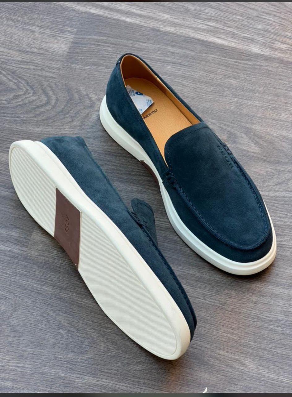 BOSS Sienne – Mocassins Homme en Suède thumbnail