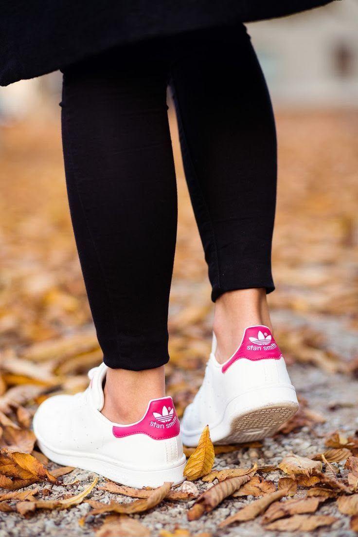 Adidas Stan Smith - Core white / Pink thumbnail