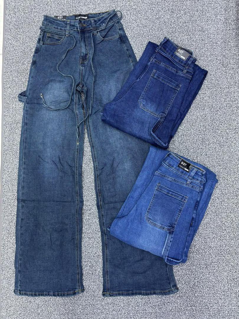 Pantalon Jeans Boyfriend Femme thumbnail