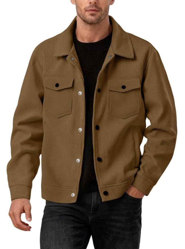 Veste en velours côtelé homme