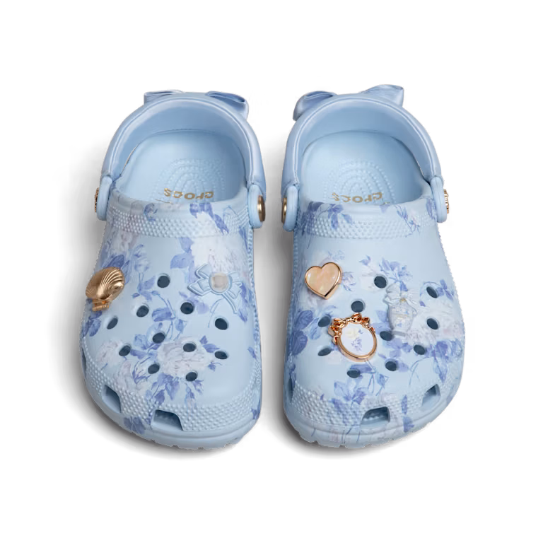 Crocs x LoveShackFancy Blue Classic Clog thumbnail