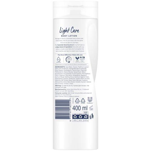 Dove Body Love Light Care – Lait Corps Absorption Rapide 400 ml thumbnail