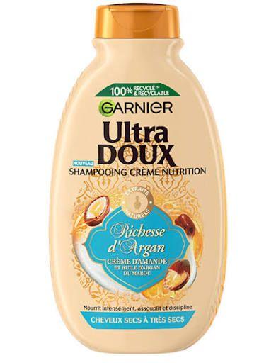 Garnier Ultra Doux Shampooing Richesse d’Argan pour Cheveux Secs