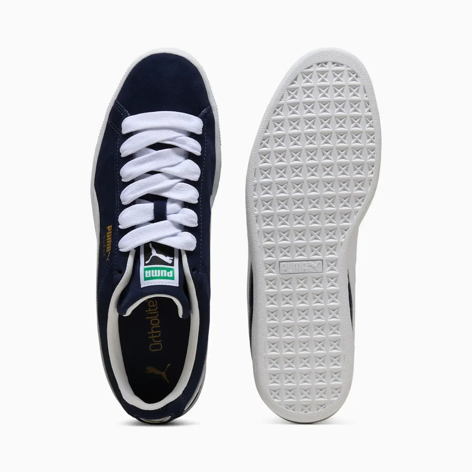 Puma Suede Navy White  thumbnail