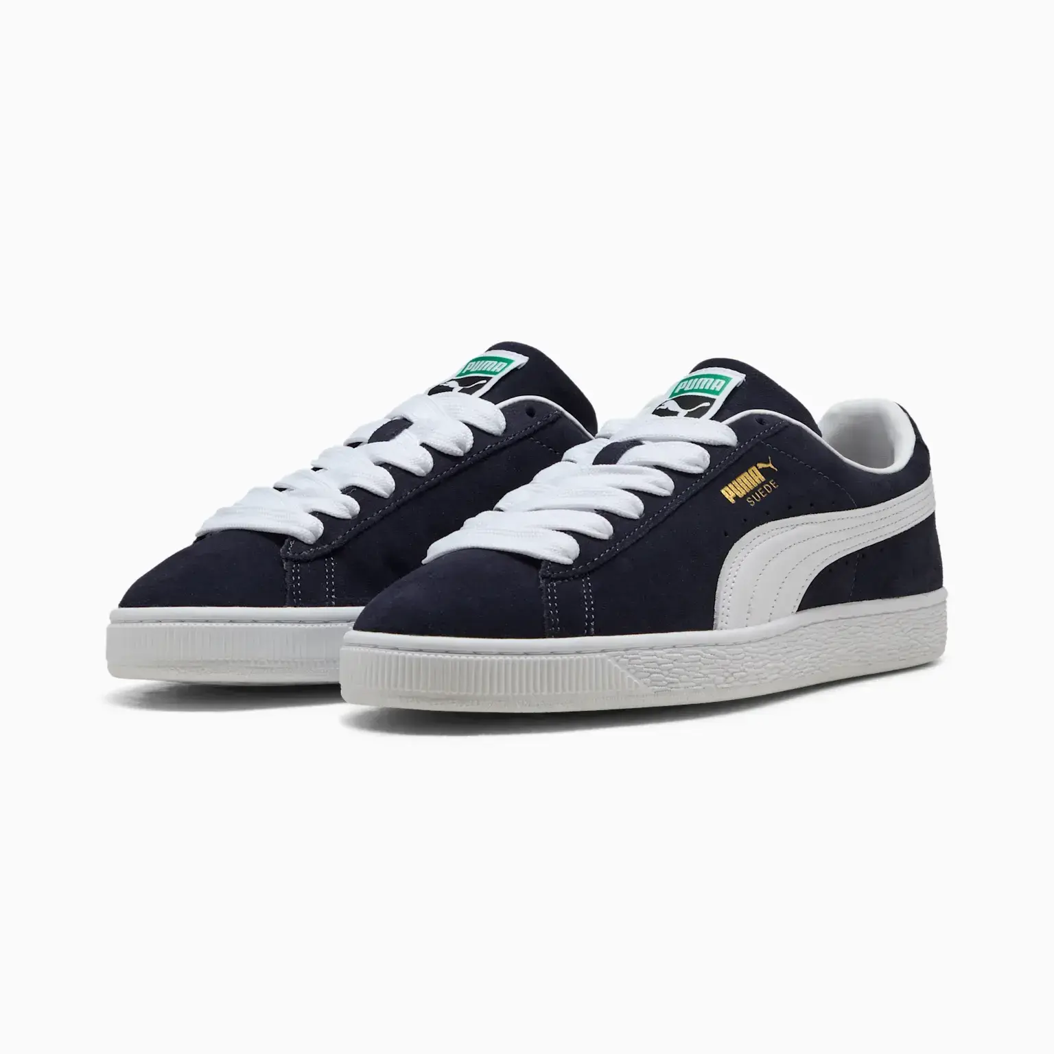 Puma Suede Navy White  thumbnail