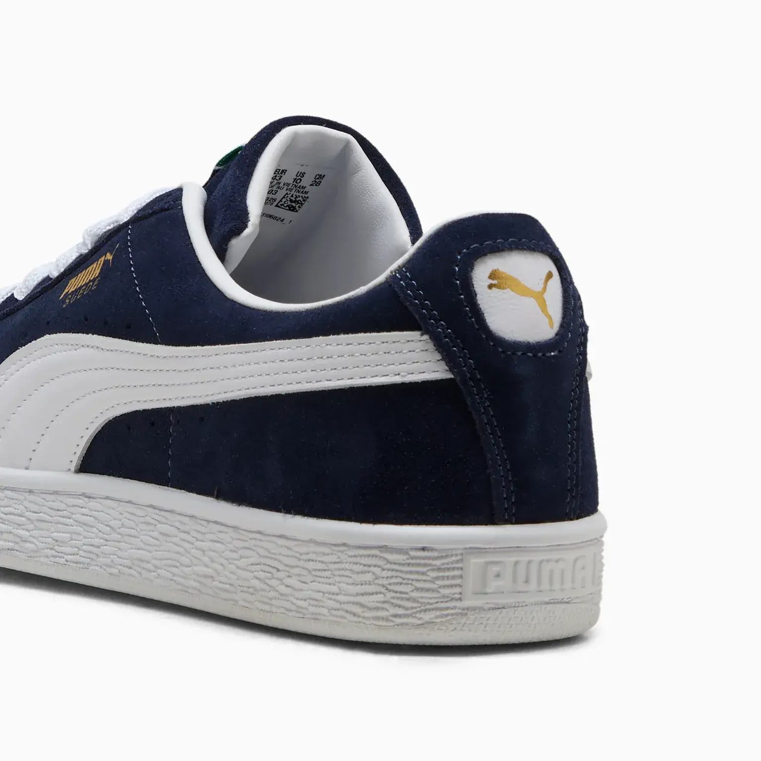 Puma Suede Navy White  thumbnail