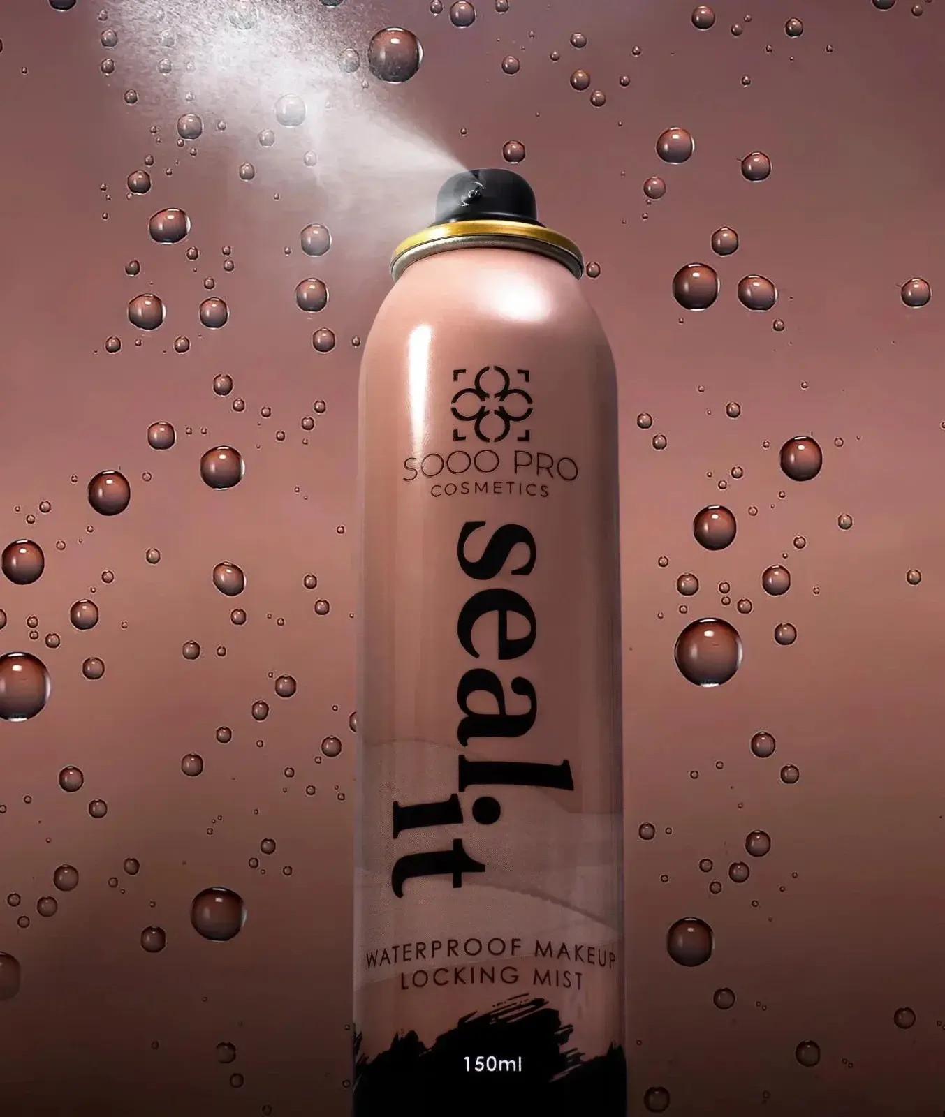  Spray Fixateur Maquillage Waterproof - SOOO PRO COSMETICS SEAL IT 150 ml  thumbnail