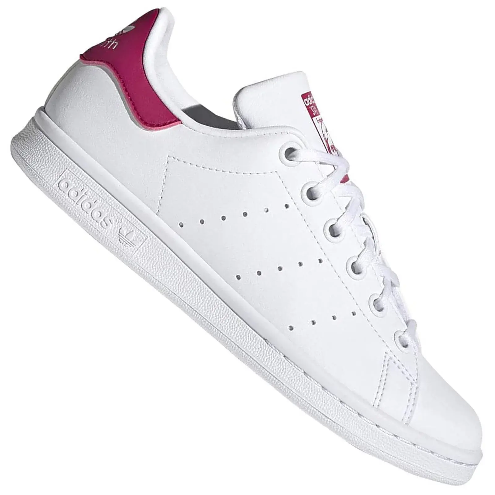 Adidas Stan Smith - Core white / Pink thumbnail