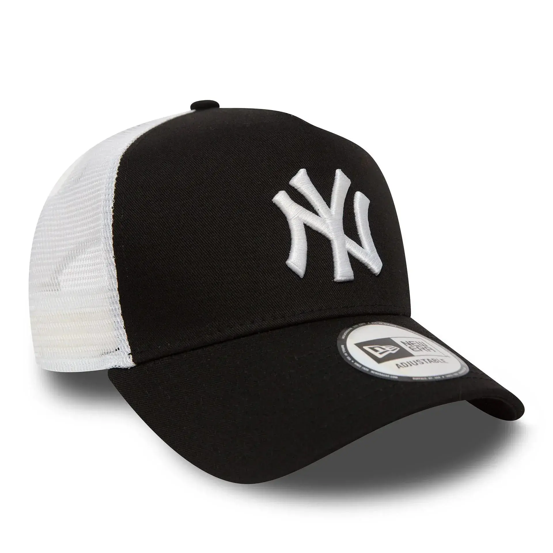 Casquette New York Yankees – Clean Black (A-Frame Trucker)