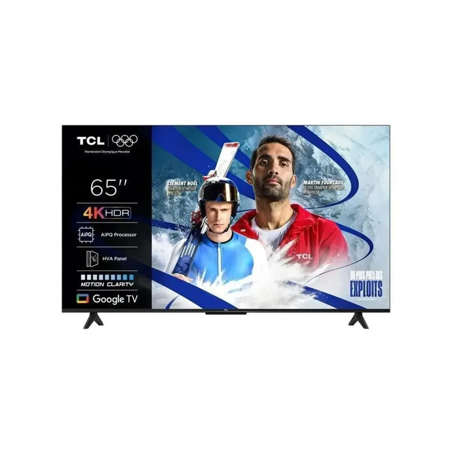 Smart TV TCL 65 pouces LED 4K UHD 65V6D - Google TV, Chromecast