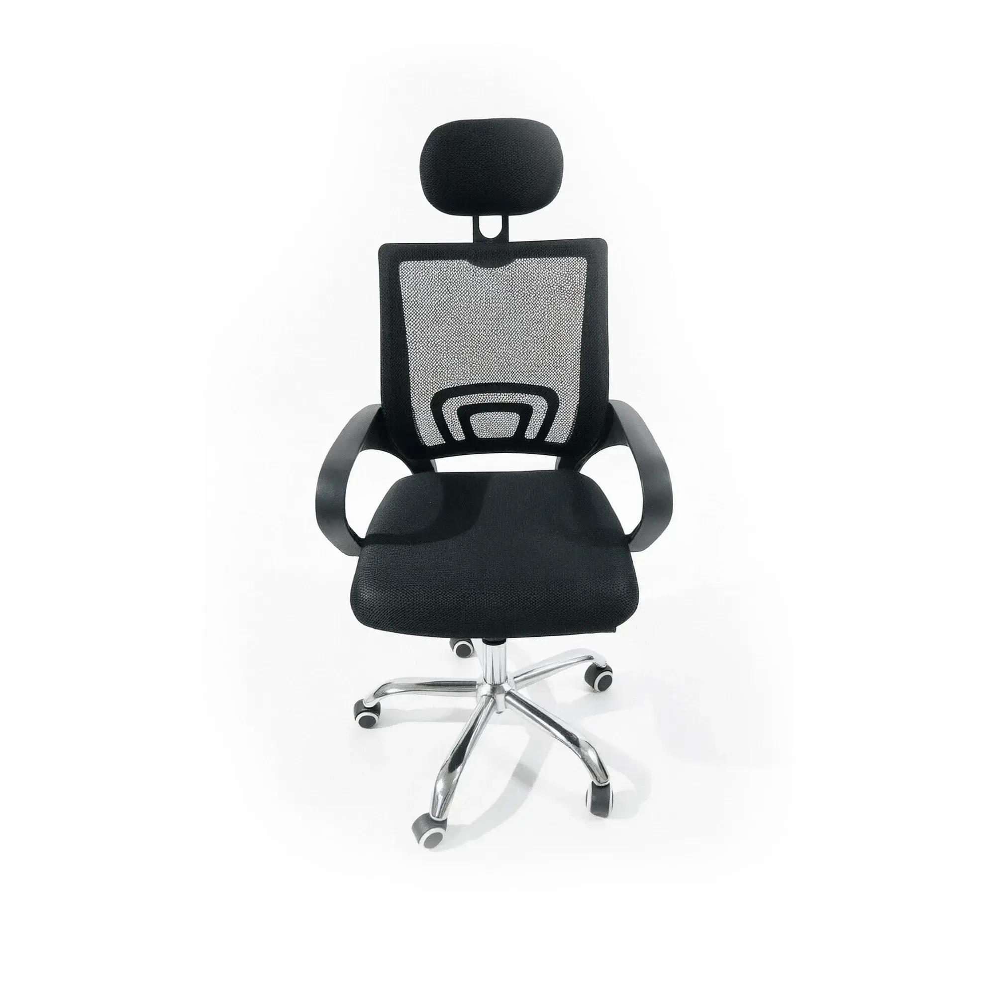 Chaise de bureau exécutive dossier haut en filet HT-750A - Noir