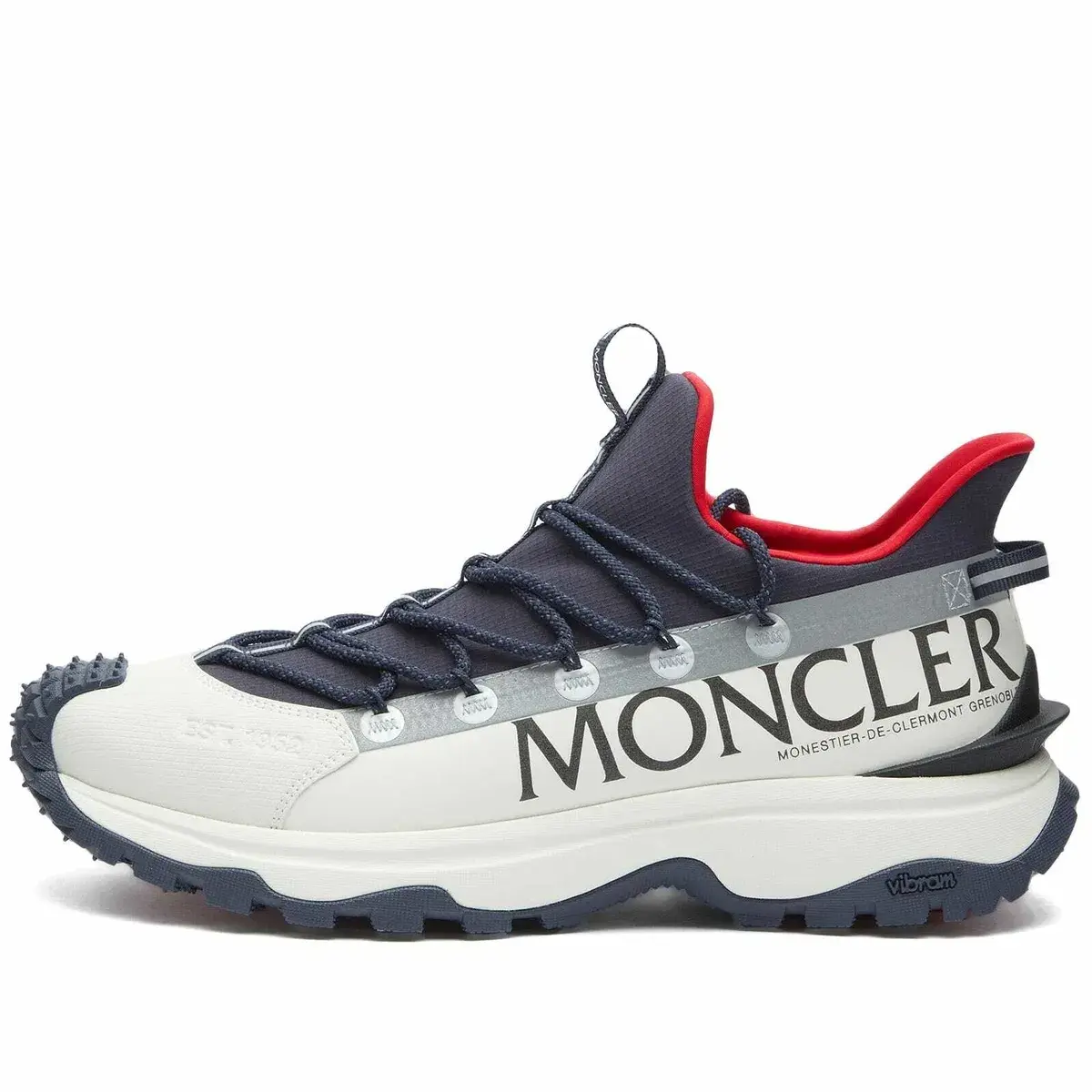 Moncler Trailgrip Lite 2 – Blanc/Rouge