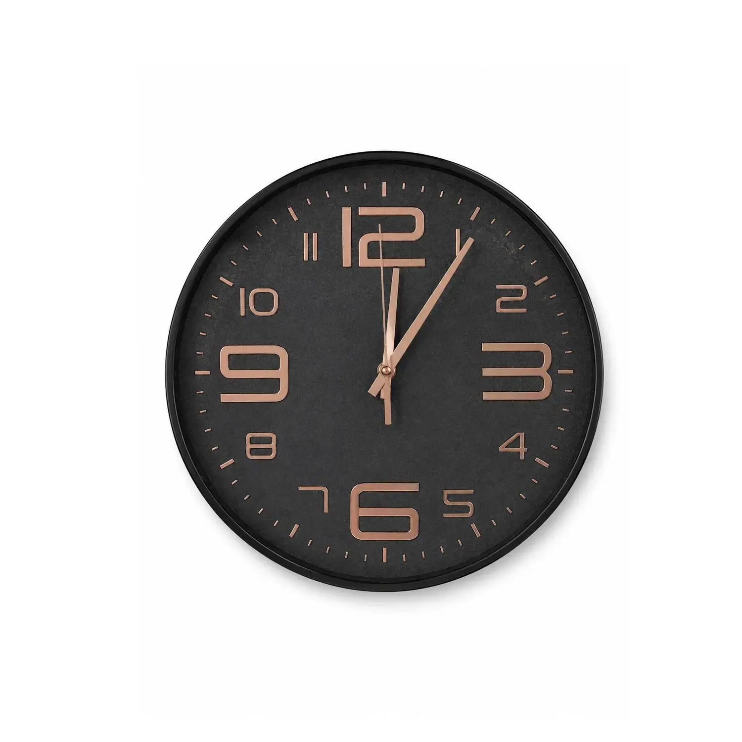 Horloge murale 30x30 cm - Noir