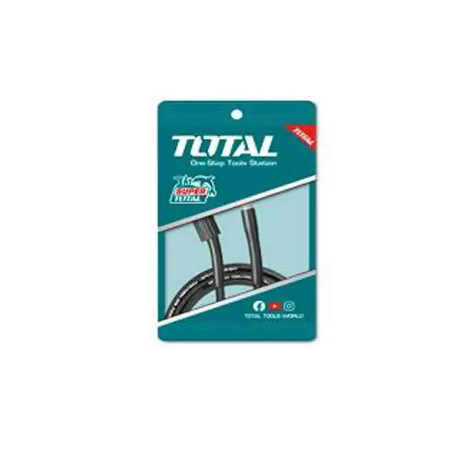 Flexible haute pression Total 5 m pour nettoyeur TGTHPH526