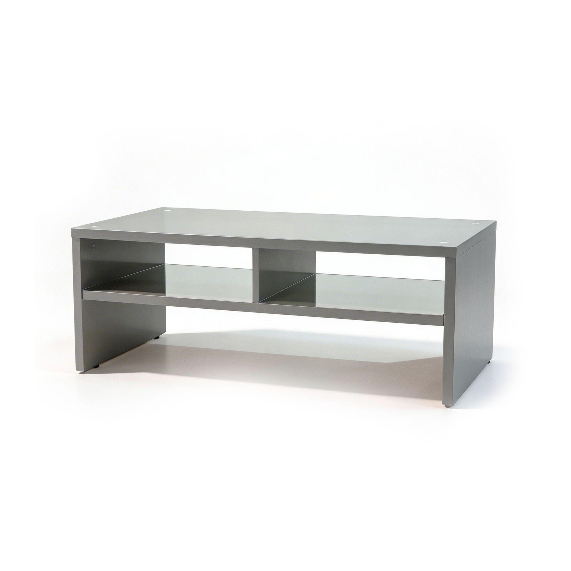Table basse en bois 105 x 43 x 53 cm - Gris