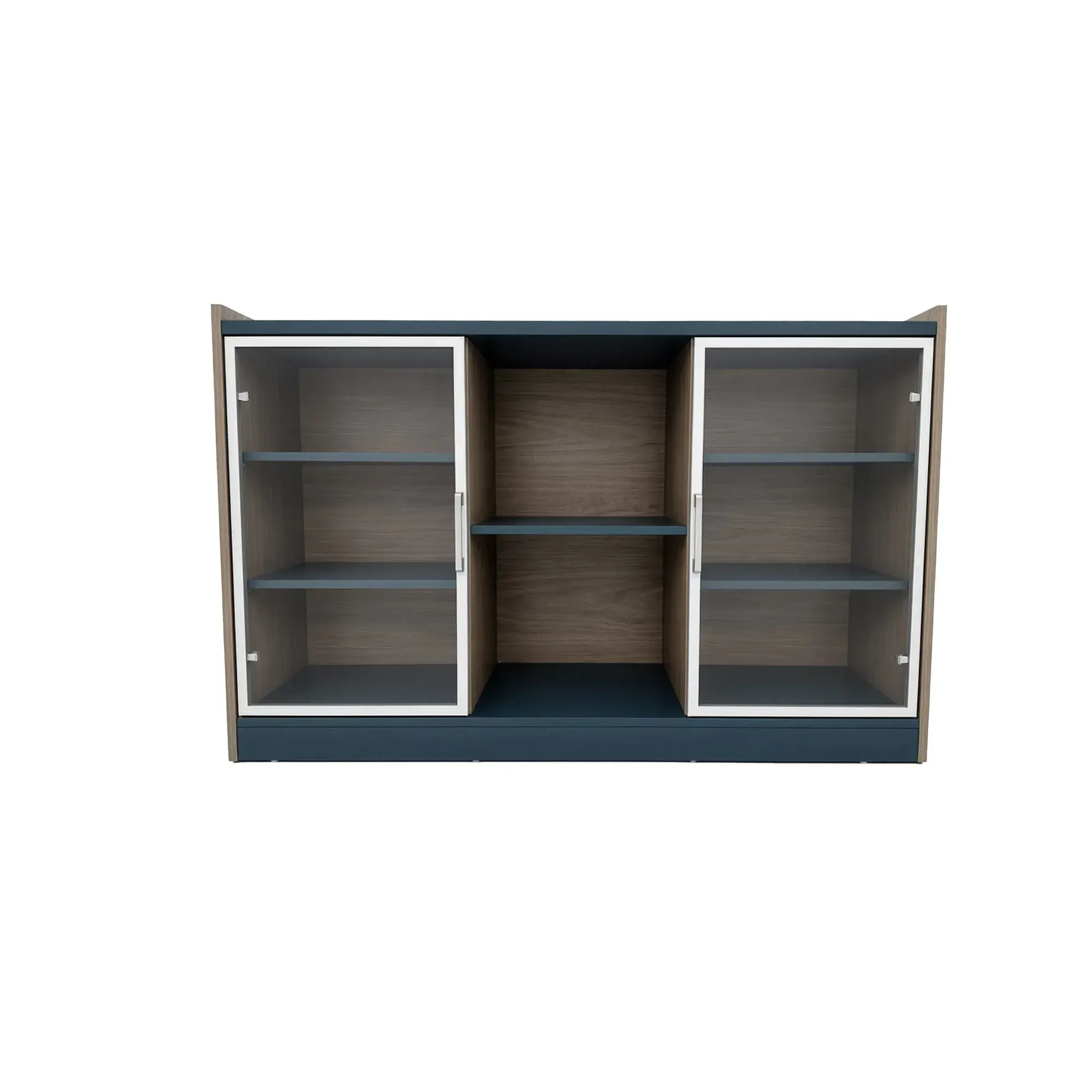 Armoire de classement en bois 2 portes 120x40x80 cm