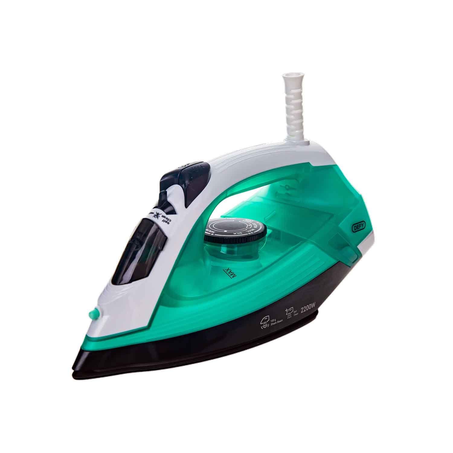 Fer à repasser vapeur Defy SI 4122 CXP - 2200 W, semelle céramique, anti-goutte