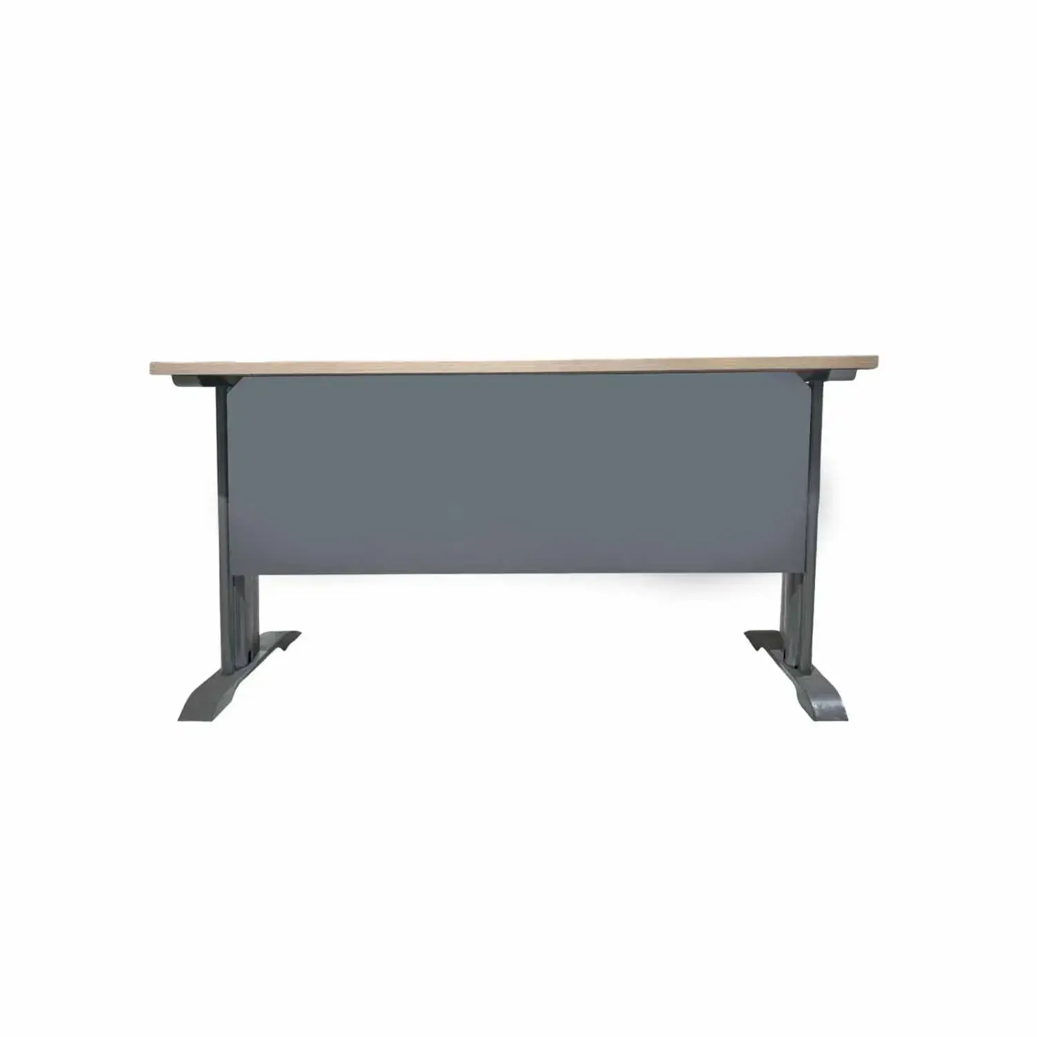 Bureau 120x75x75 cm - Chêne camel / gris foncé