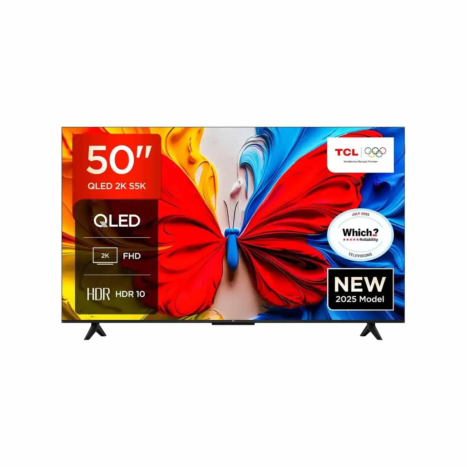 Smart TV TCL 50 pouces QLED Full HD 50S5K - HDR10+, Dolby Audio