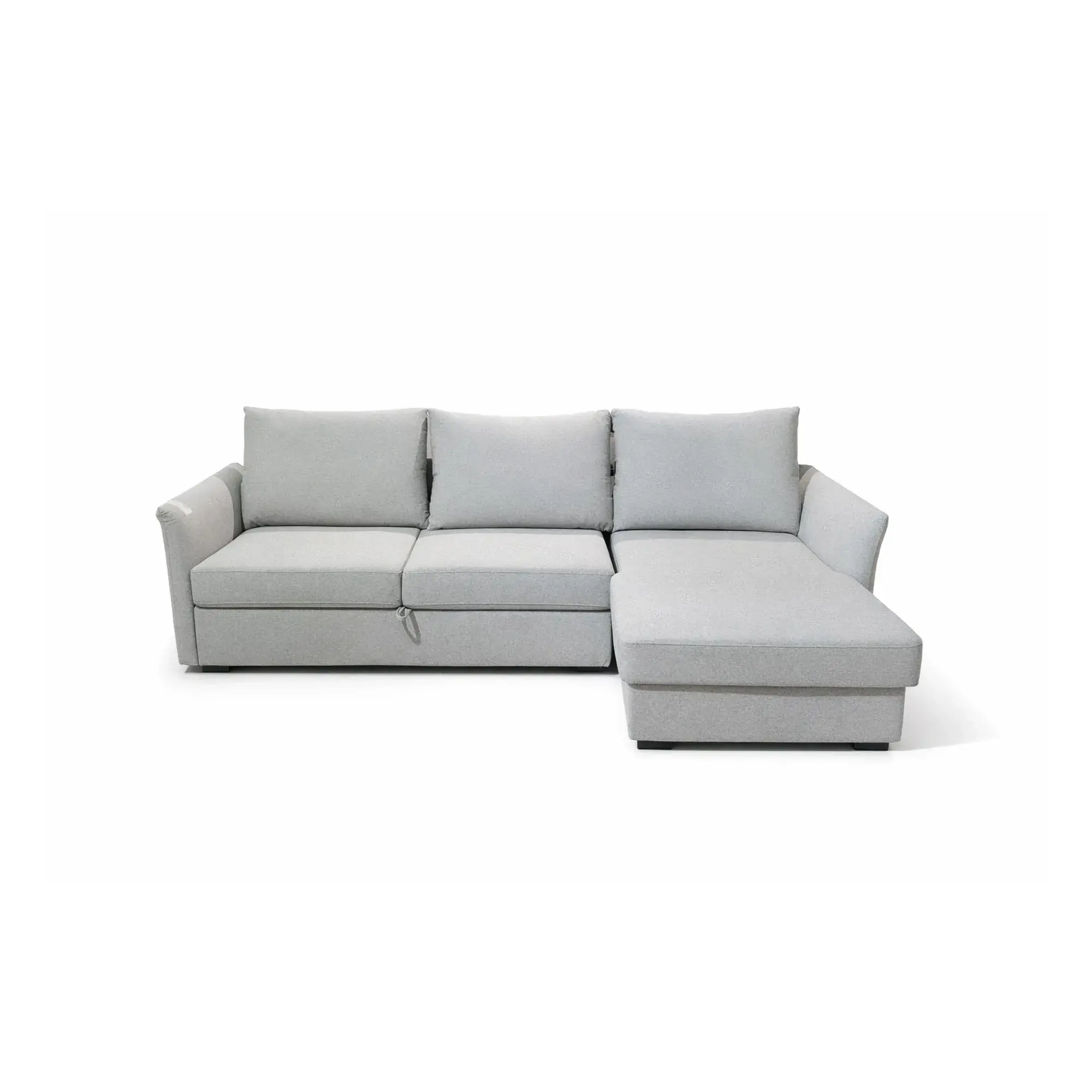 Canapé-lit convertible en tissu avec coffre de rangement - Réf. LAN2-122N8-P2+P4