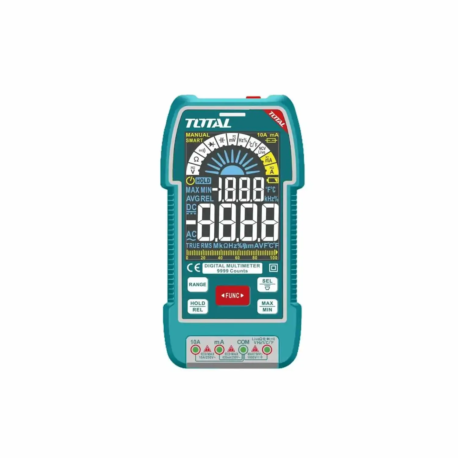 Multimètre numérique Total True RMS 9999 points 1000 V TMT5110004