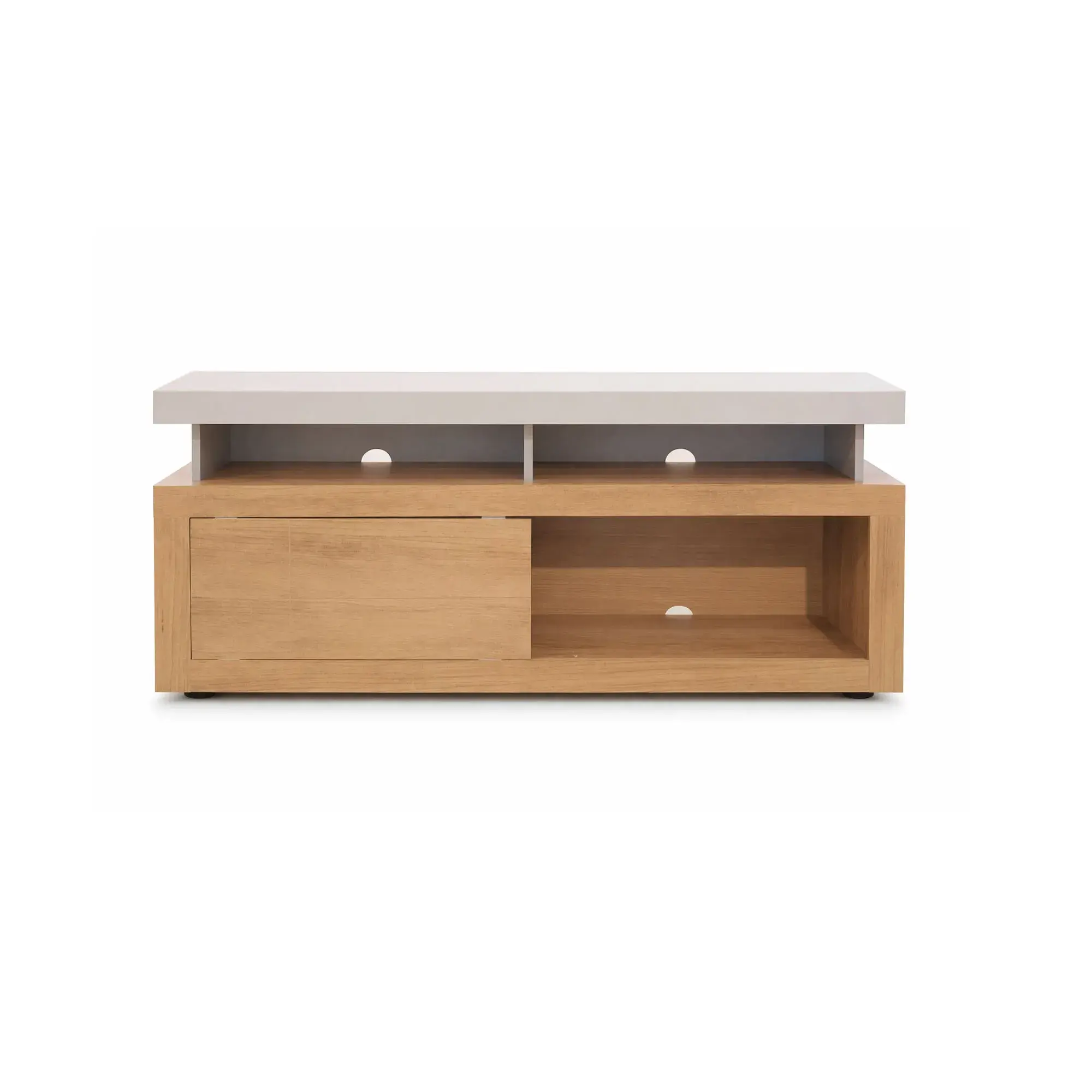 Meuble TV en bois Verano 1362x667x400 mm - Cèdre / bali
