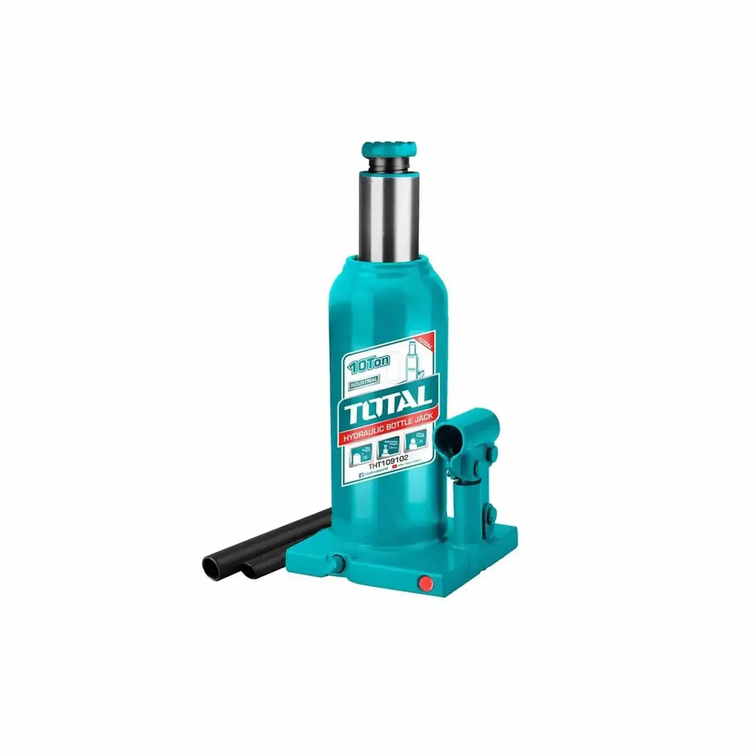 Cric bouteille hydraulique Total 10 tonnes THT109102