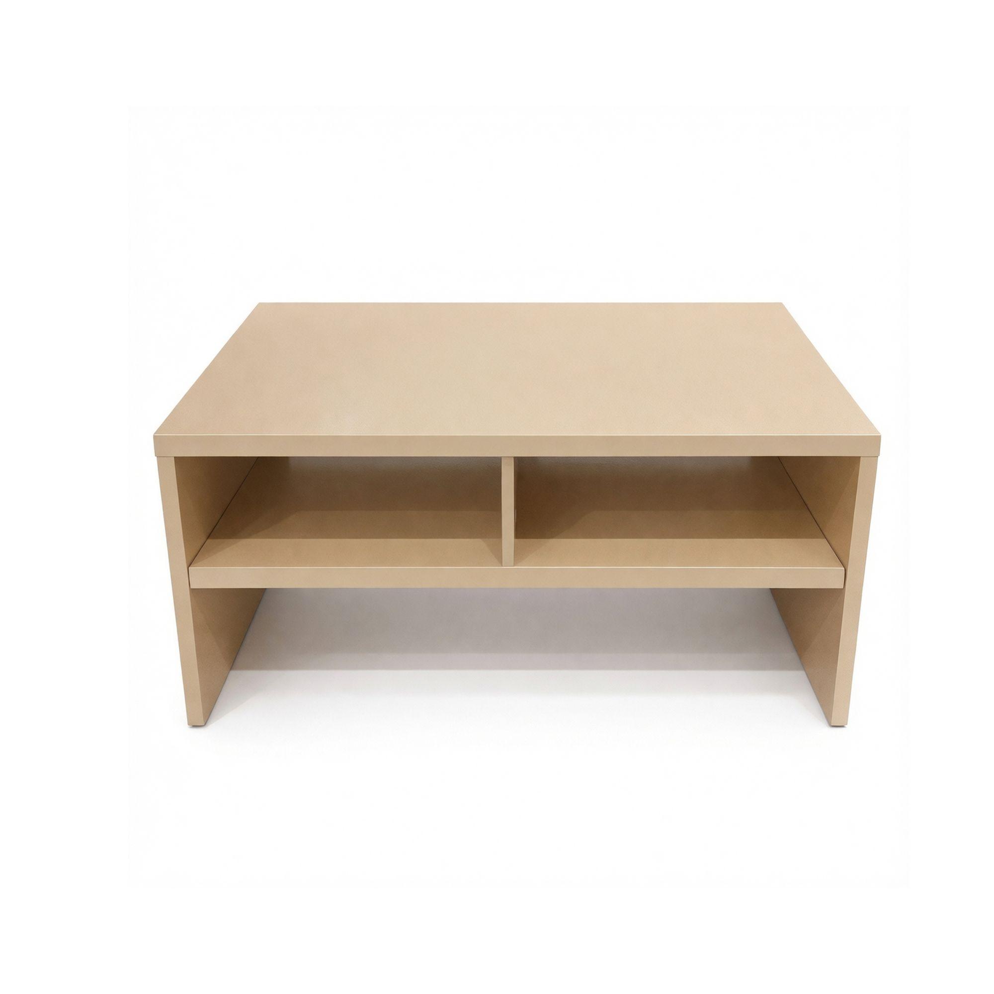 Table basse en bois 105x43x53 cm - Champagne