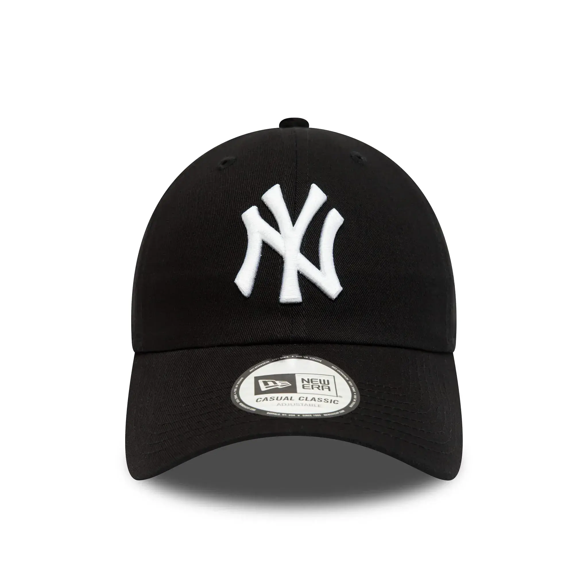 Casquette New Era League Essential 9TWENTY – New York Yankees – White on Black